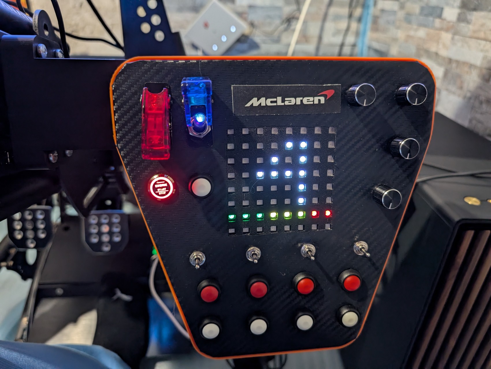 Another sim racing button box 3D model thumbnail