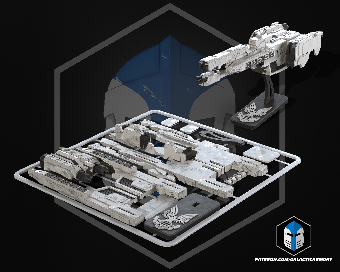 Forward Unto Dawn Kit Card - 3D Print Files