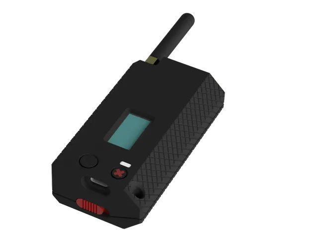 Heltec v4 case with 103665 battery, GPS, antenna and switch
