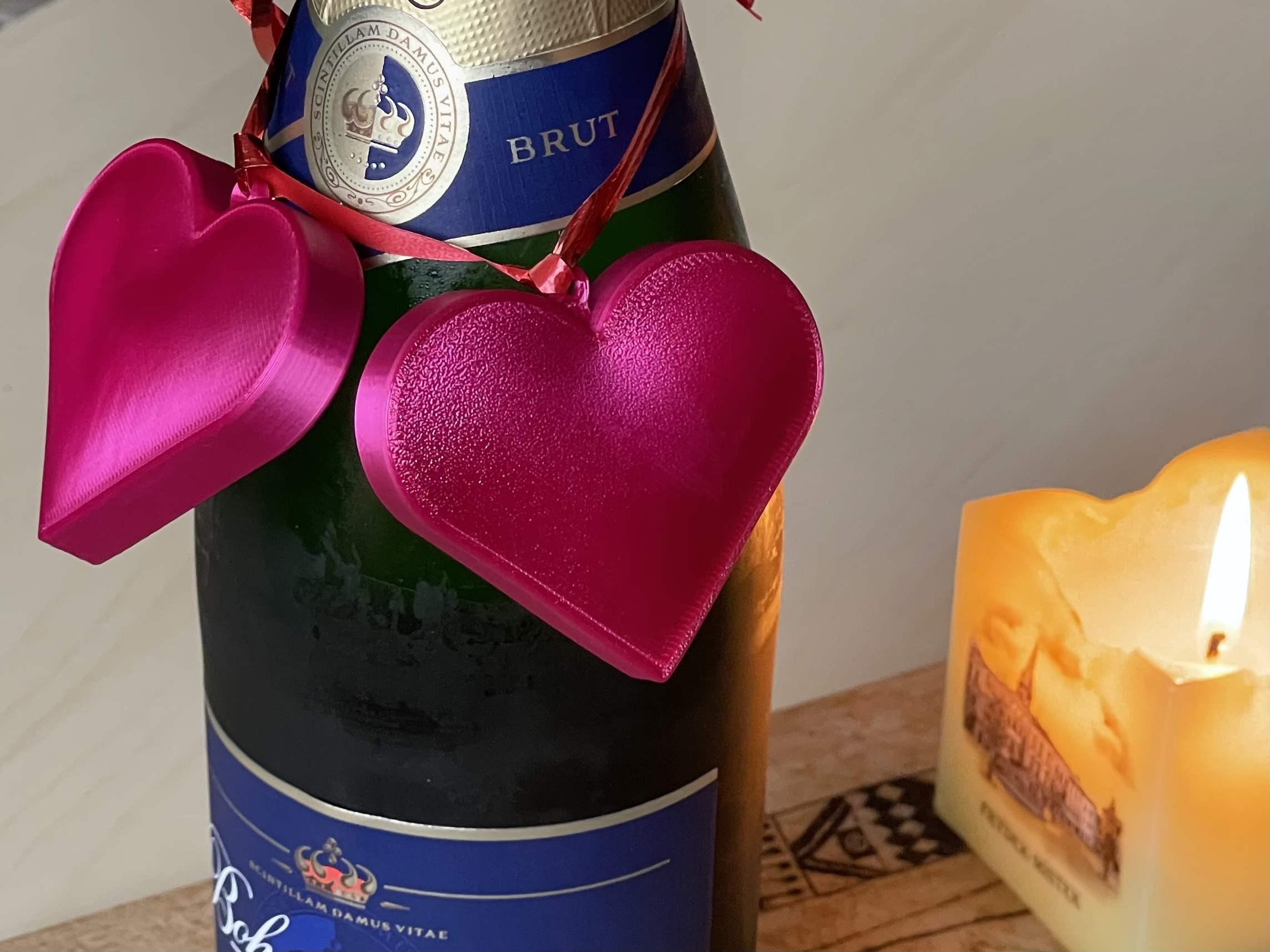 Puffed Valentine Hearts