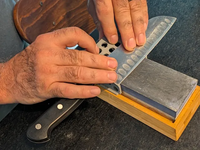 Kitchen Knife Sharpening Guide 17 Degrees