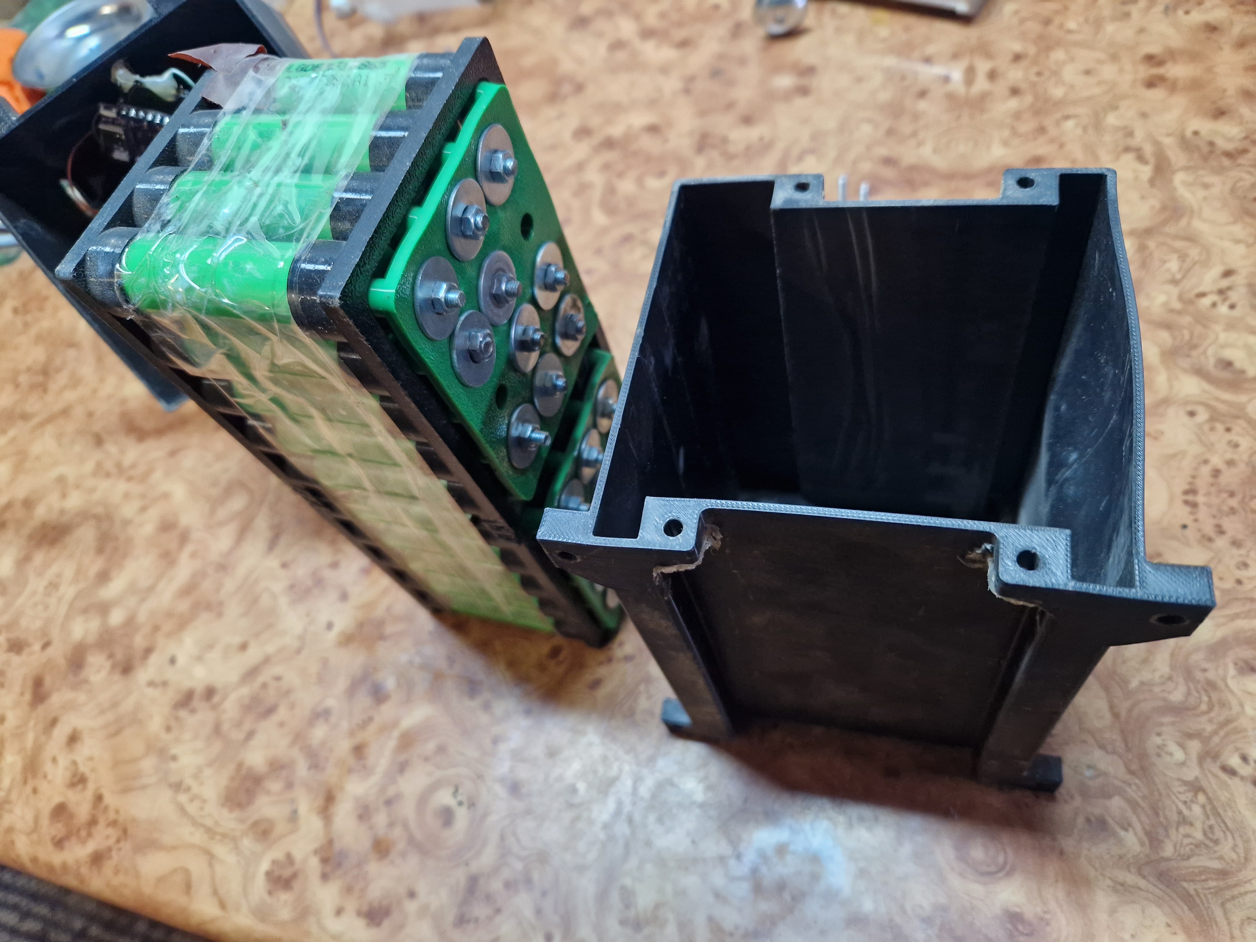 Ebike 10s4p 36v 18650 battery pack case