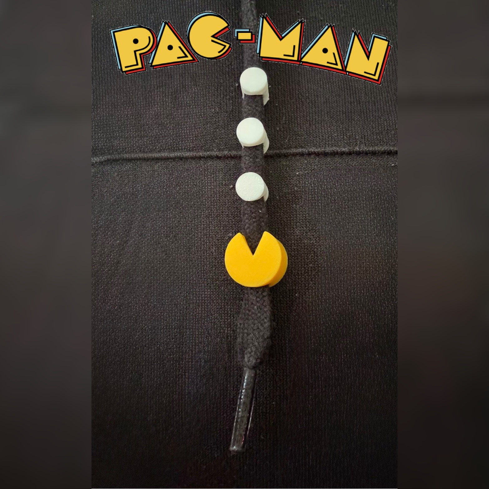 Pacman Drawstring Beads