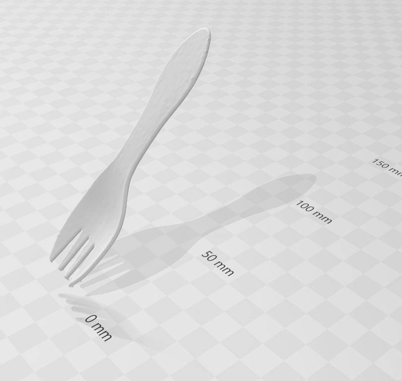 Fork 3D model