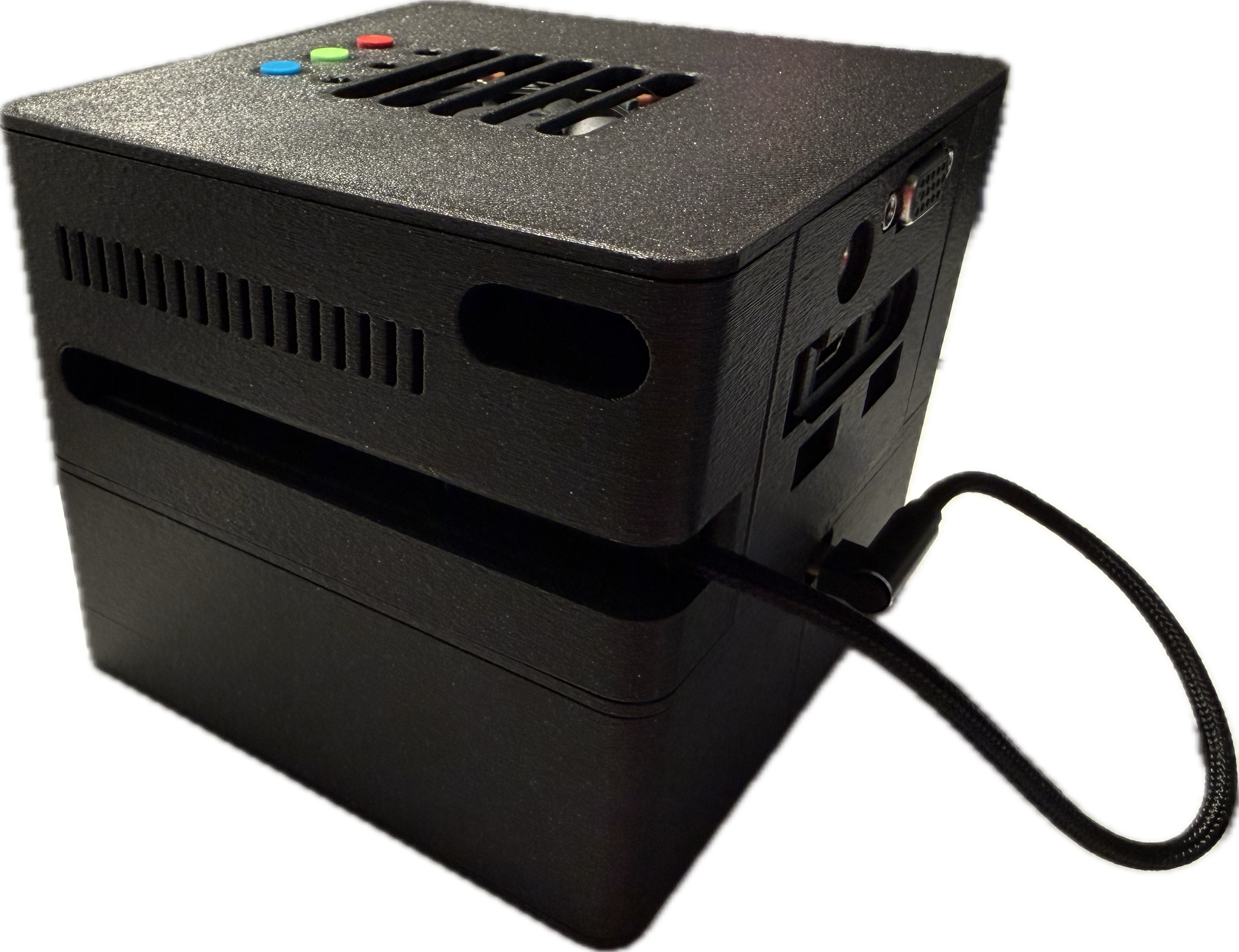 DE10 Nano Stack - MiSTer Project CUBE Side2 Remix - For Right-Angle USB