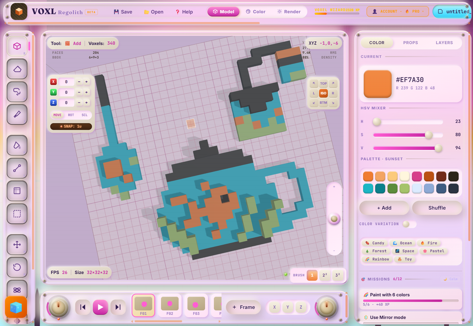 Miniatura 10 do modelo 3D Tea Fish Blocks! Software and Model