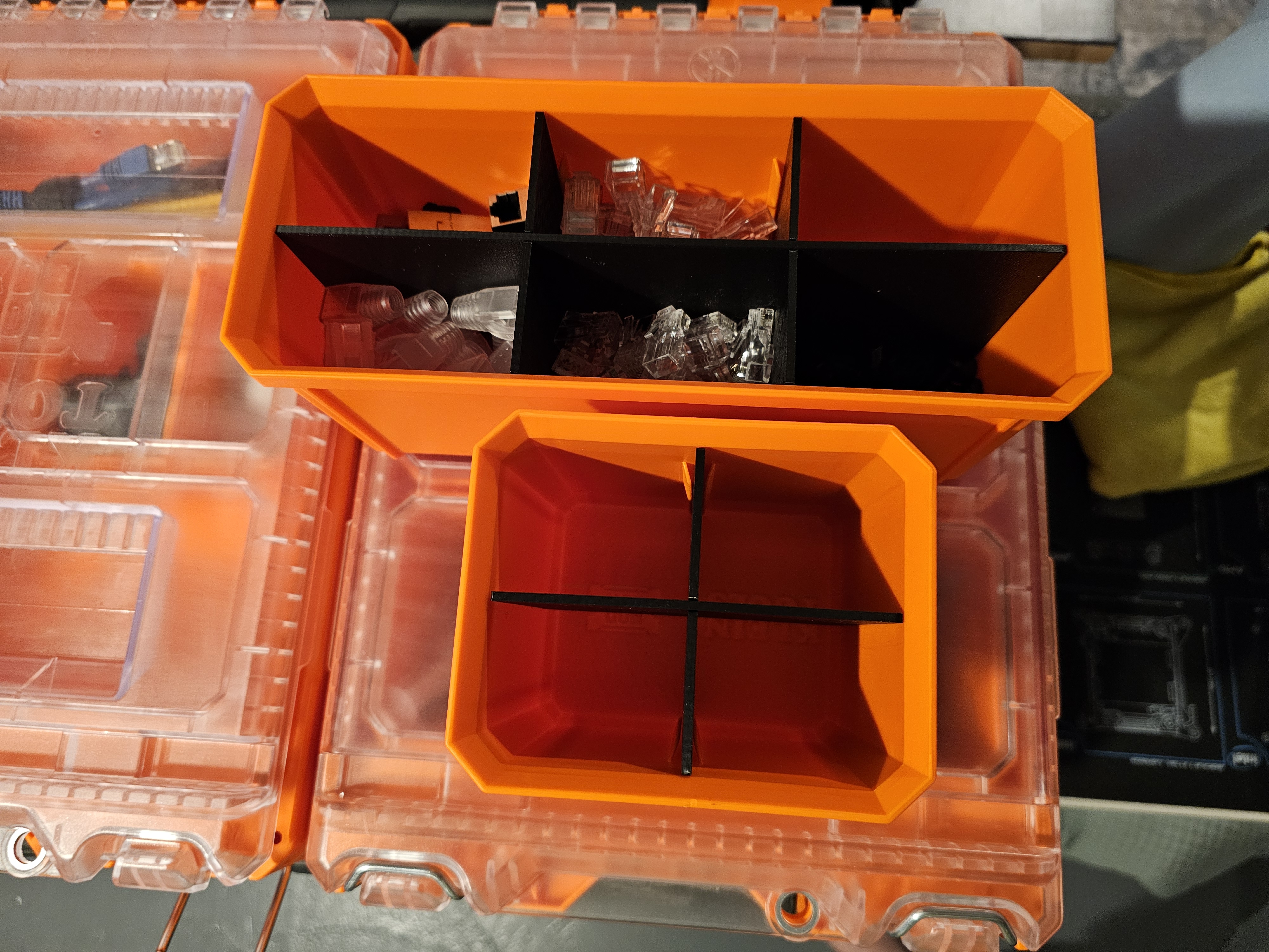 Klein Tools MODbox Tall Component Box, Half Width - Bin Dividers