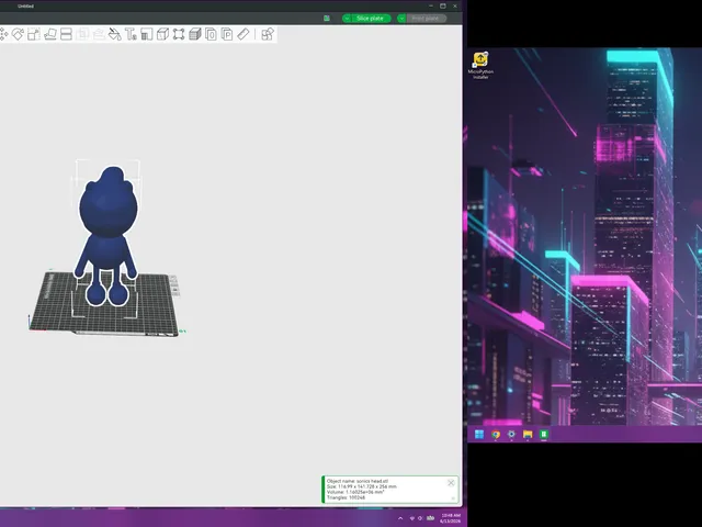 Modle of sonic the hedghog
