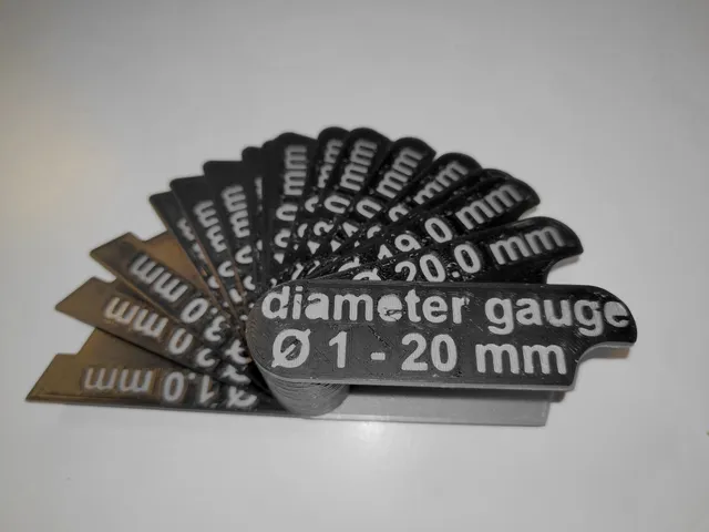 Diameter gauge 1-20mm