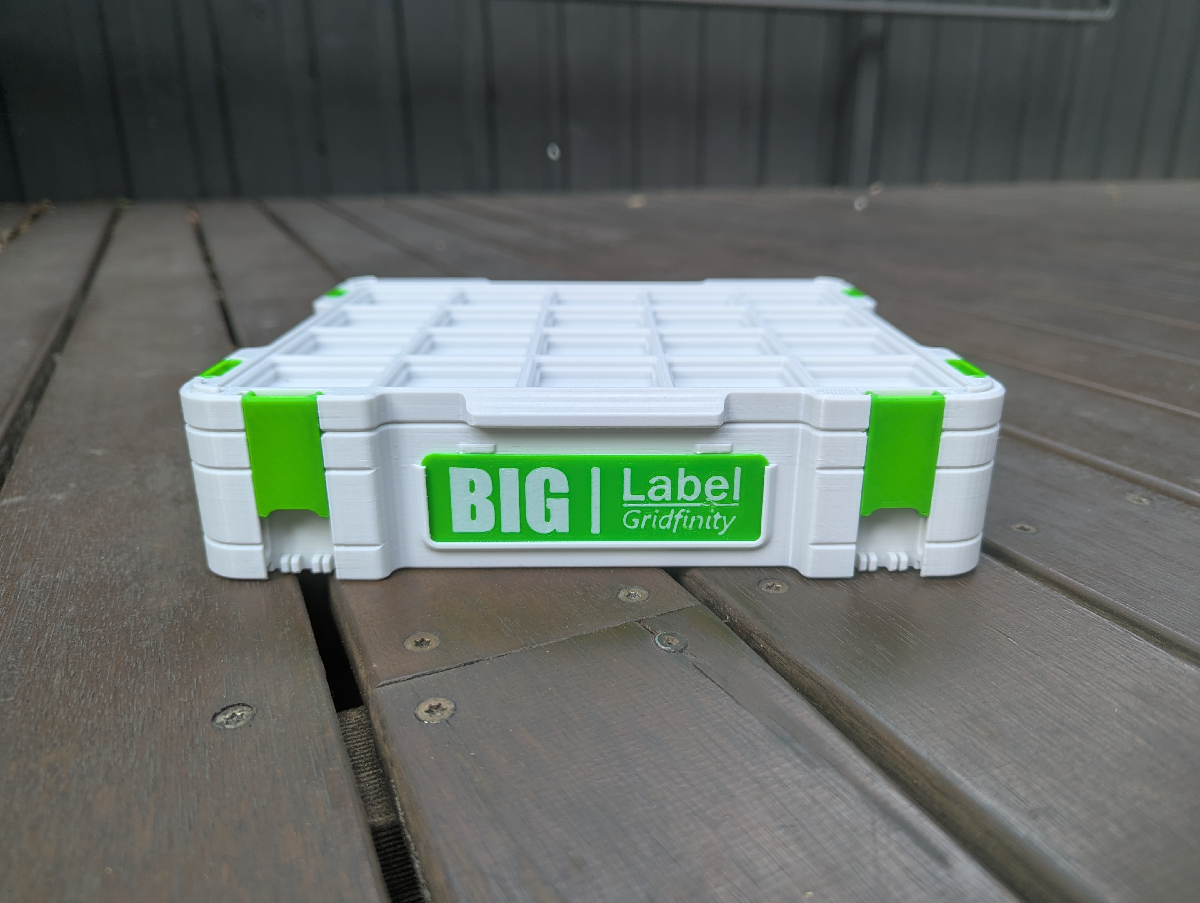Miniatura 2 do modelo 3D Gridfinity Storage Box big label