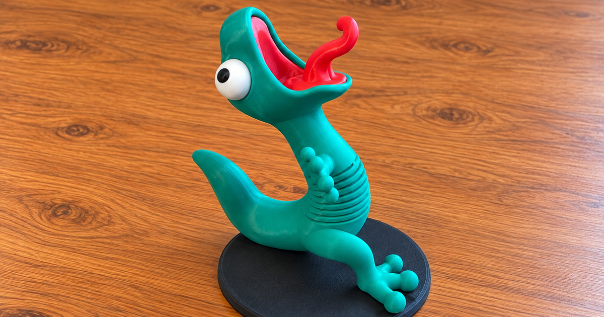 Tom the screaming lizzard by Mondragon73 | Download free STL model ...