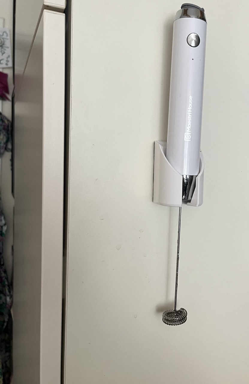 Universal Milk Foam Frother Wall  Mount Or Stand
