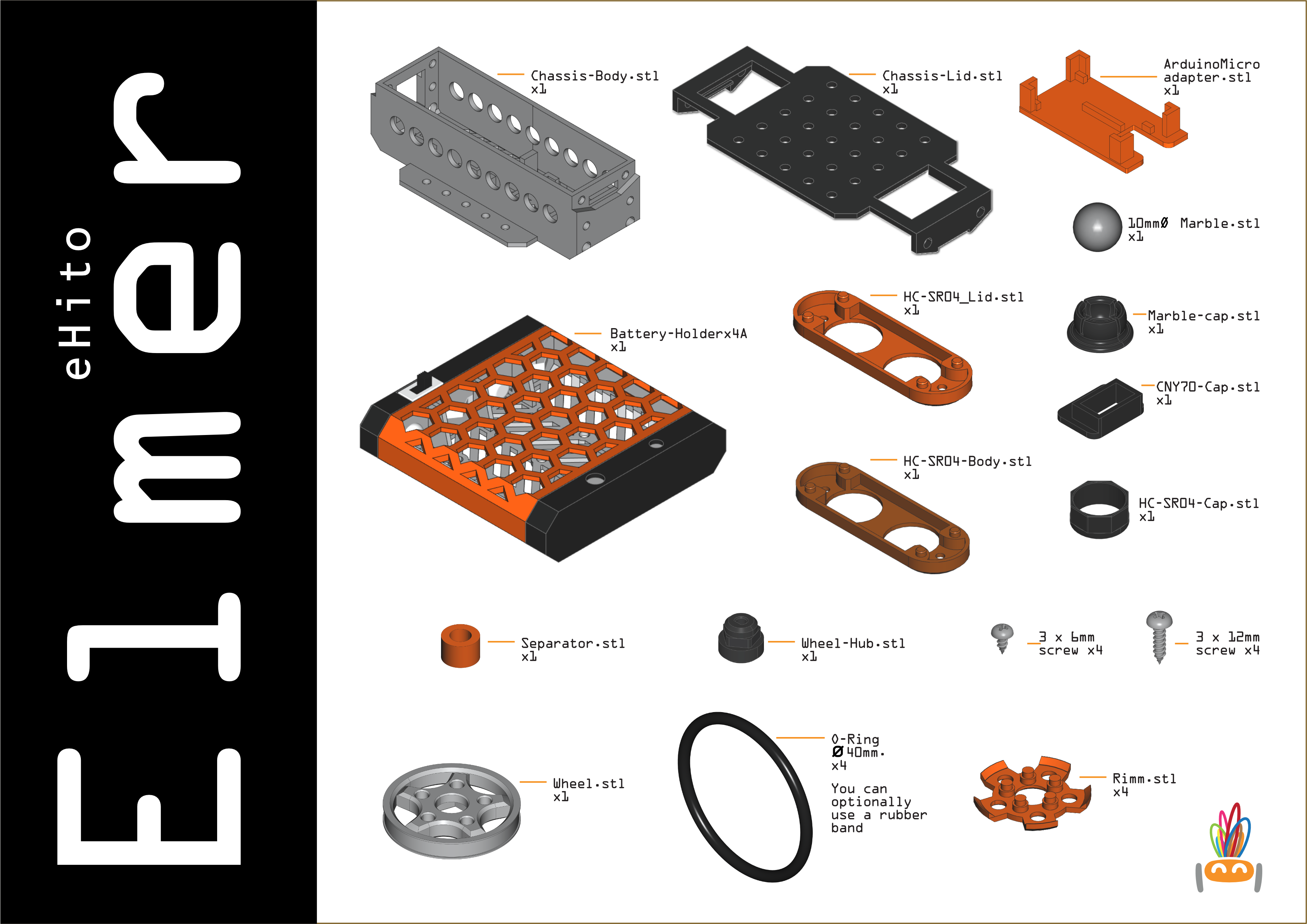 Thumbnail 10 of 3D model Educational Arduino Robot: Line Follower, Obstacle Avoidance, Light Sensor