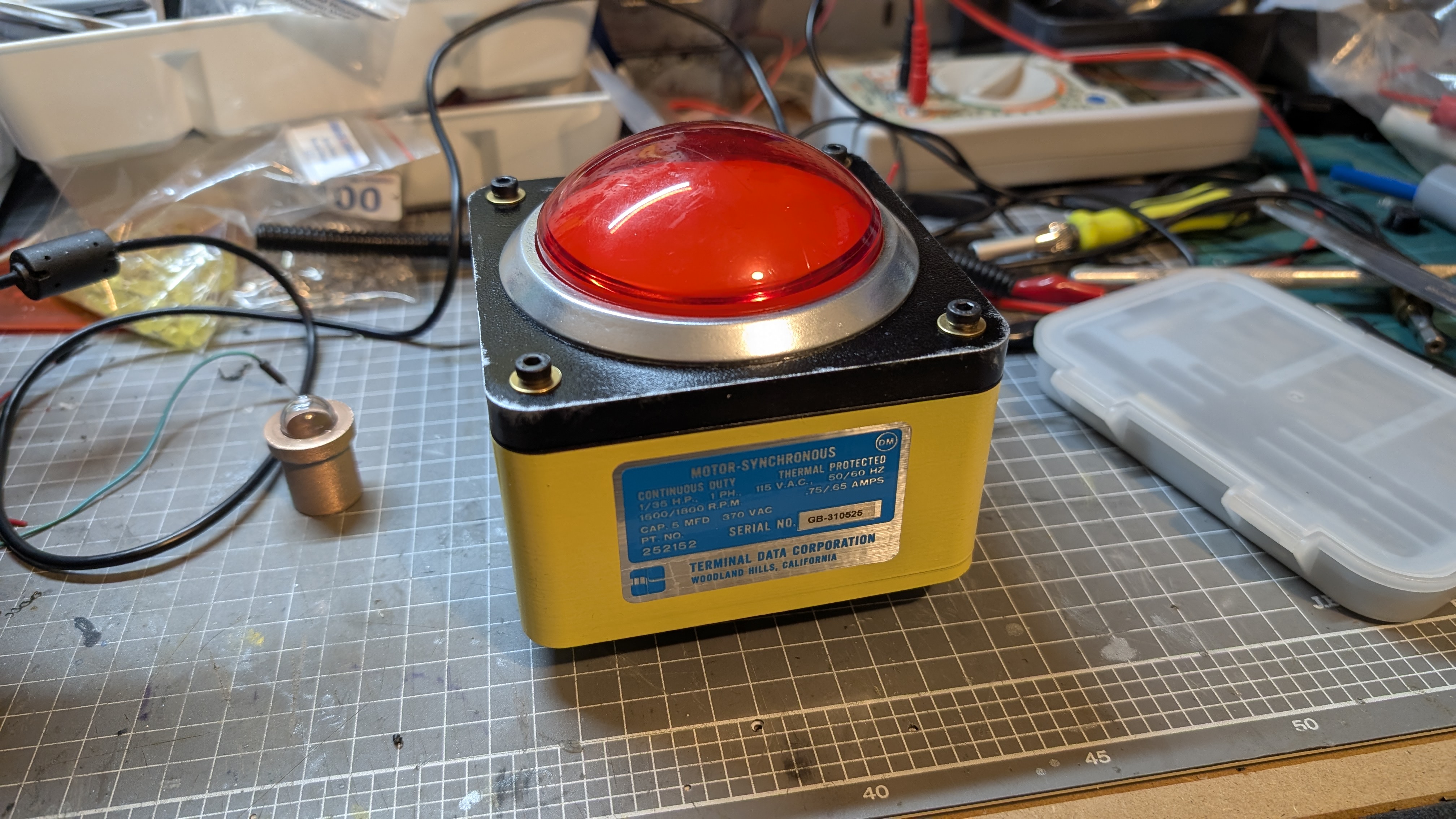 Arcade game button/buzzer enclosure