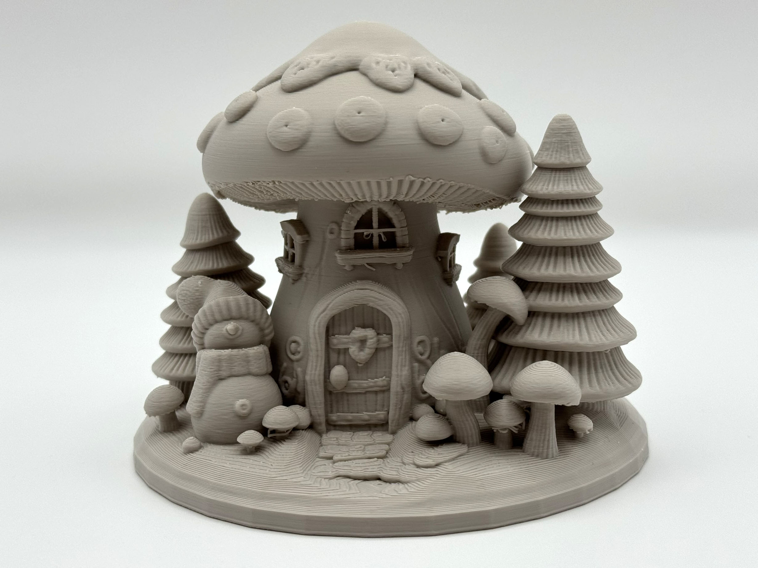 Christmas Fairy House Scene