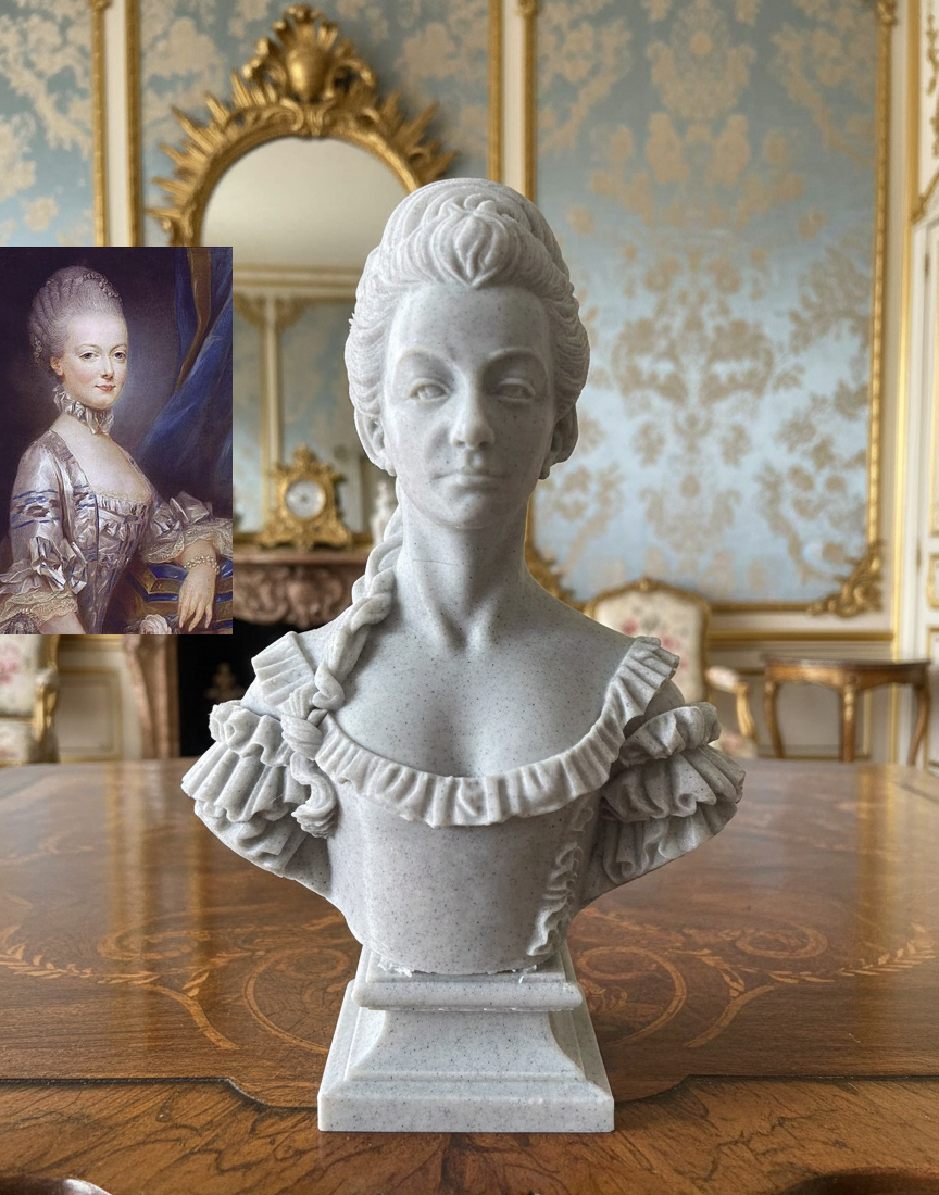 Marie-Antoinette Josèphe Jeanne de Habsbourg-Lorraine – Buste