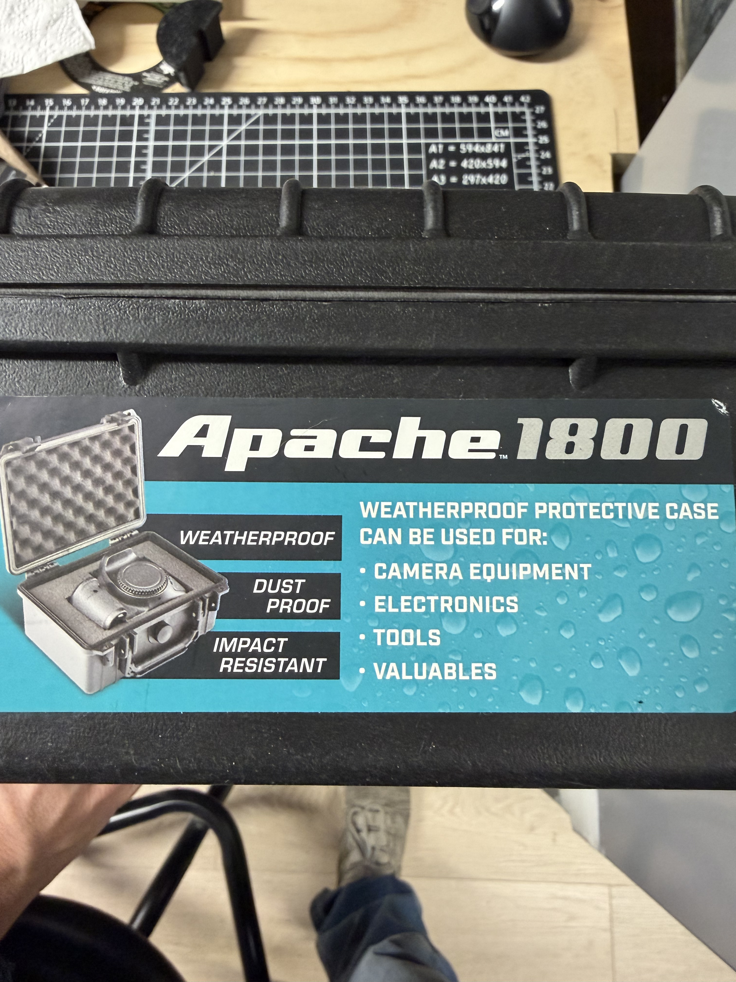 Miniatura 2 do modelo 3D Insta360 X5 case insert for Apache 1800