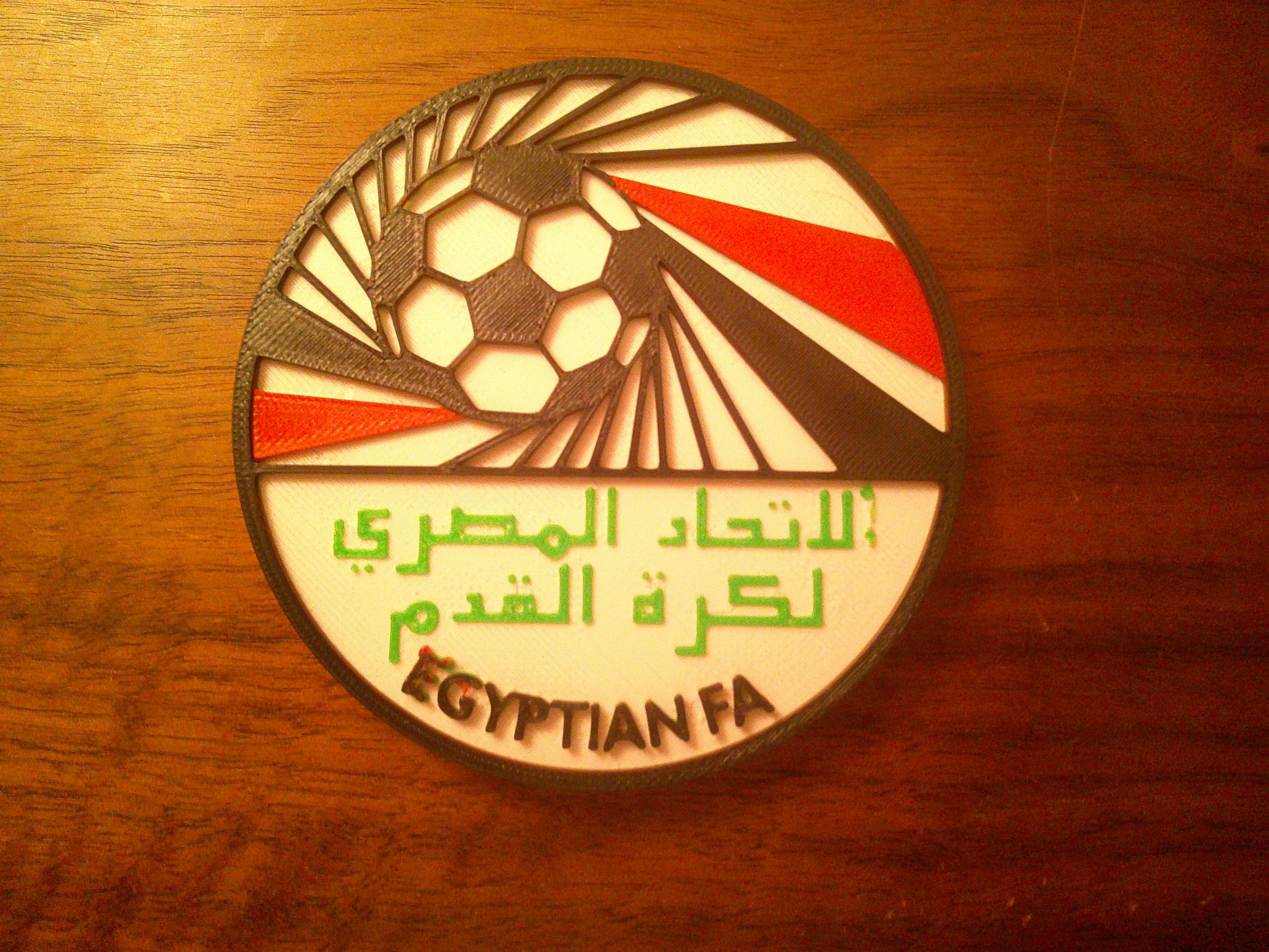 Egypt National Football Team Logo Coaster or Plaque