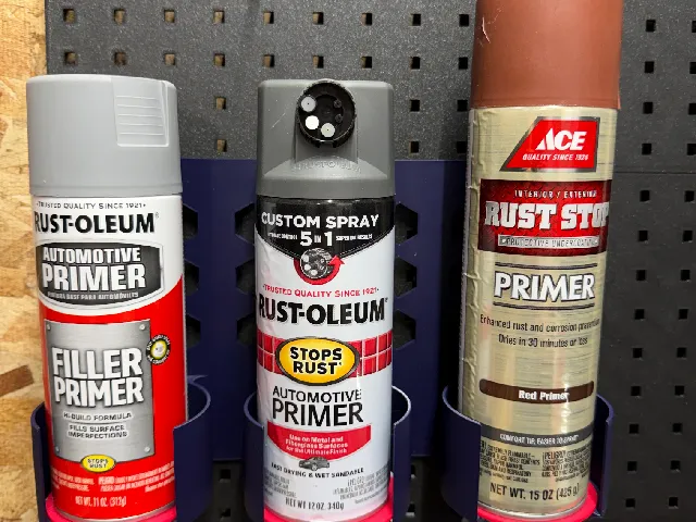 Paint Can Holder for Peg Board