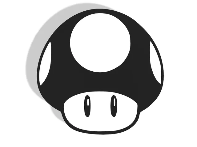 Super Mario Mushroom Decor