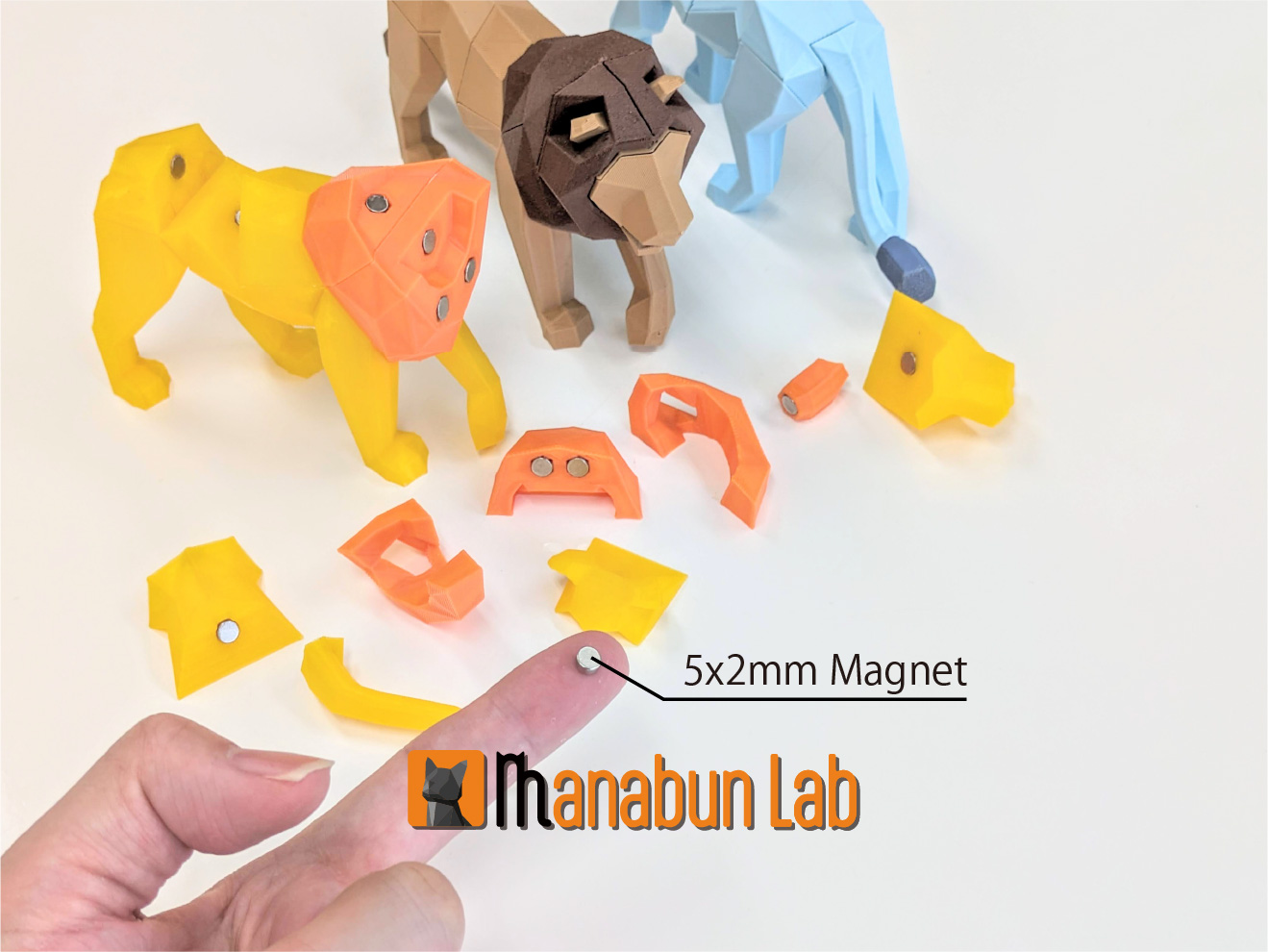 Low Poly Lion Puzzle — miniatura 7