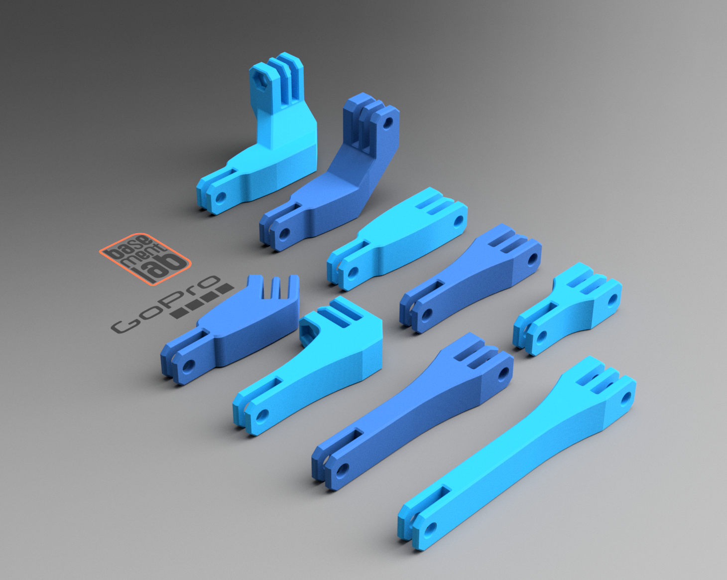 Gopro Action Camera Extension Mounts - Estensione per Gopro