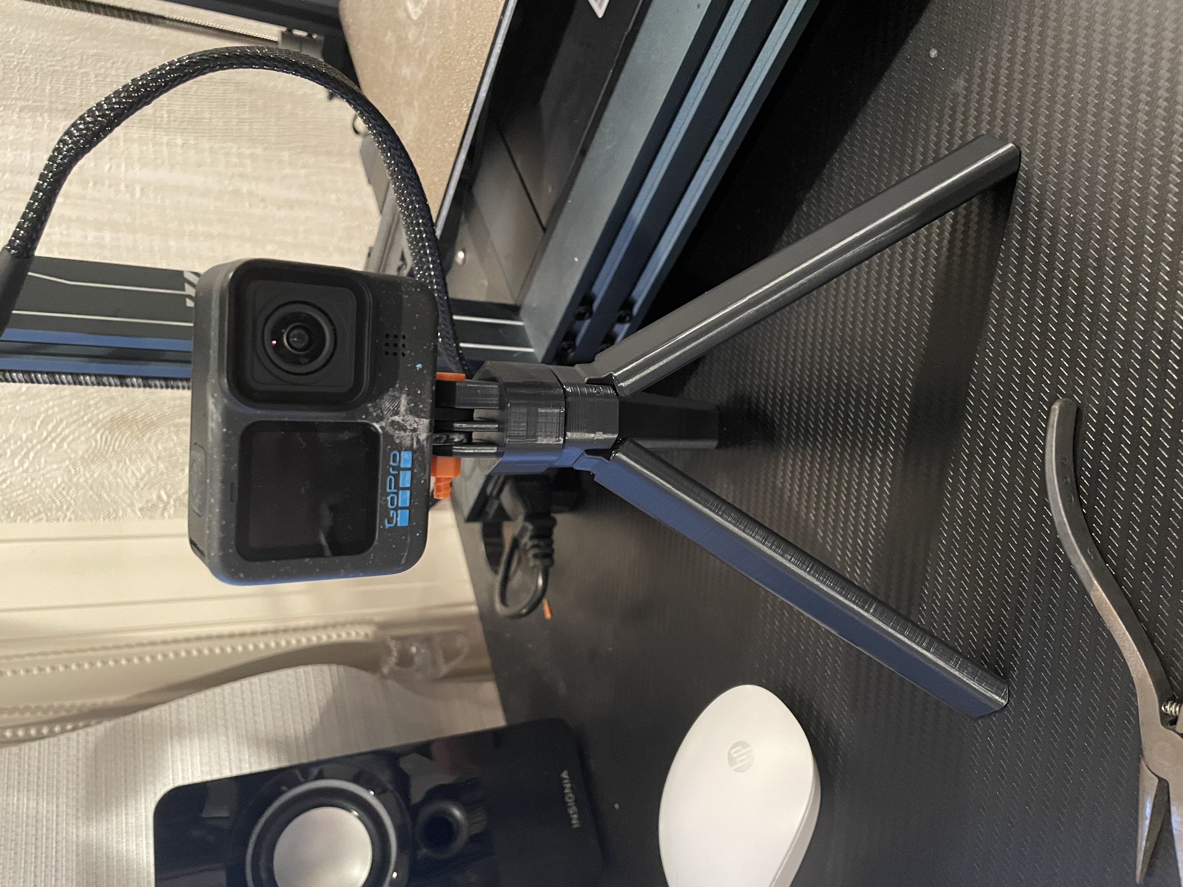 go pro tripod travel set (print in place)