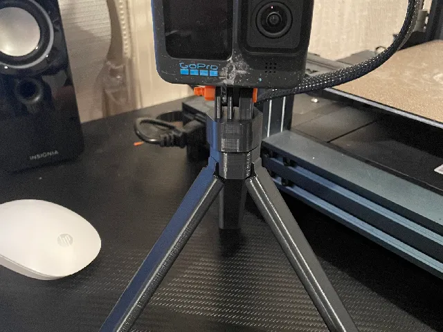 go pro tripod travel set (print in place)