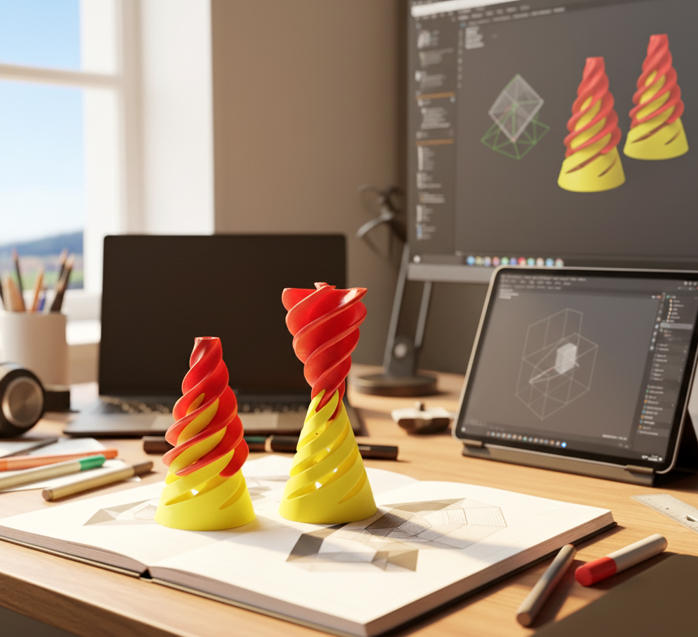 Passthrough Fidget Cone