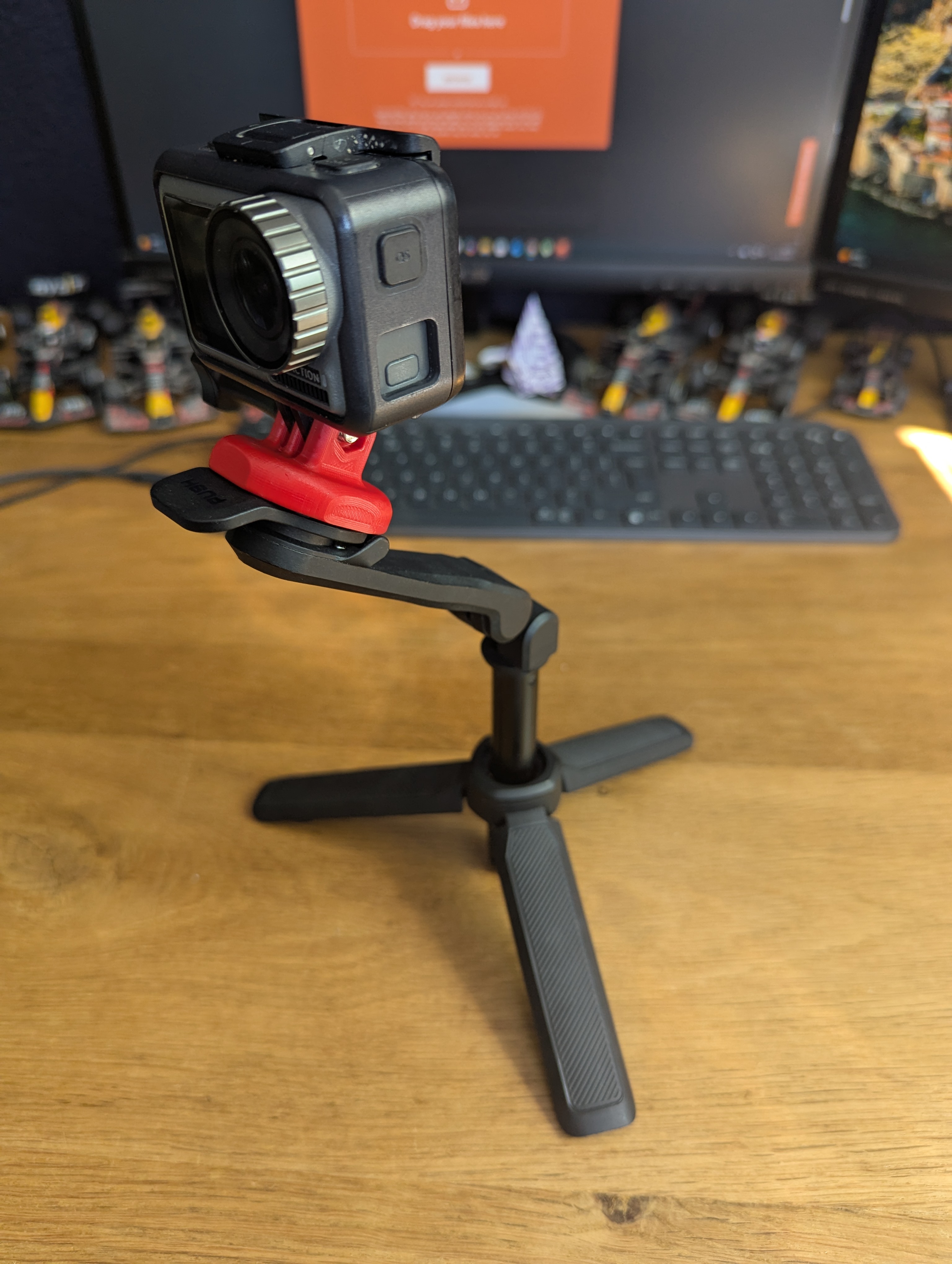 little manfrotto tripod action cam mount