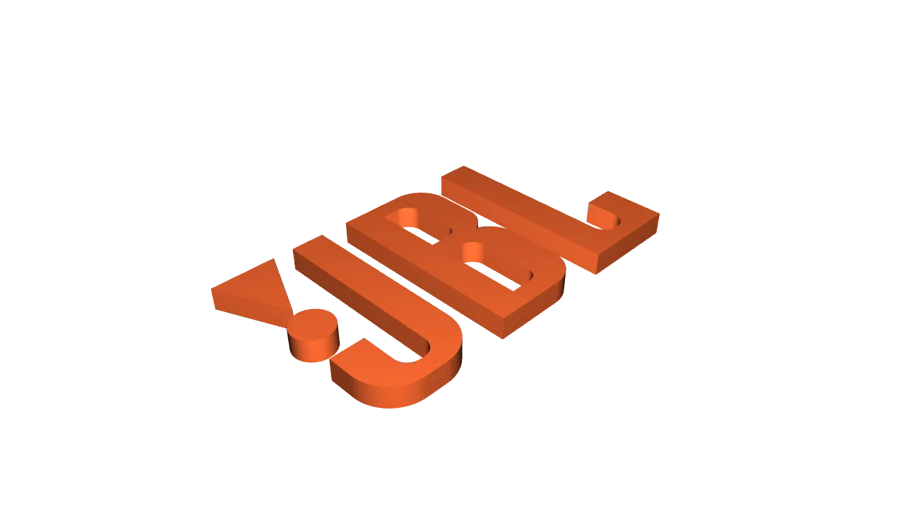 JBL logo by tubi | Download free STL model | Printables.com