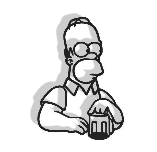 Homer Simpson Decor