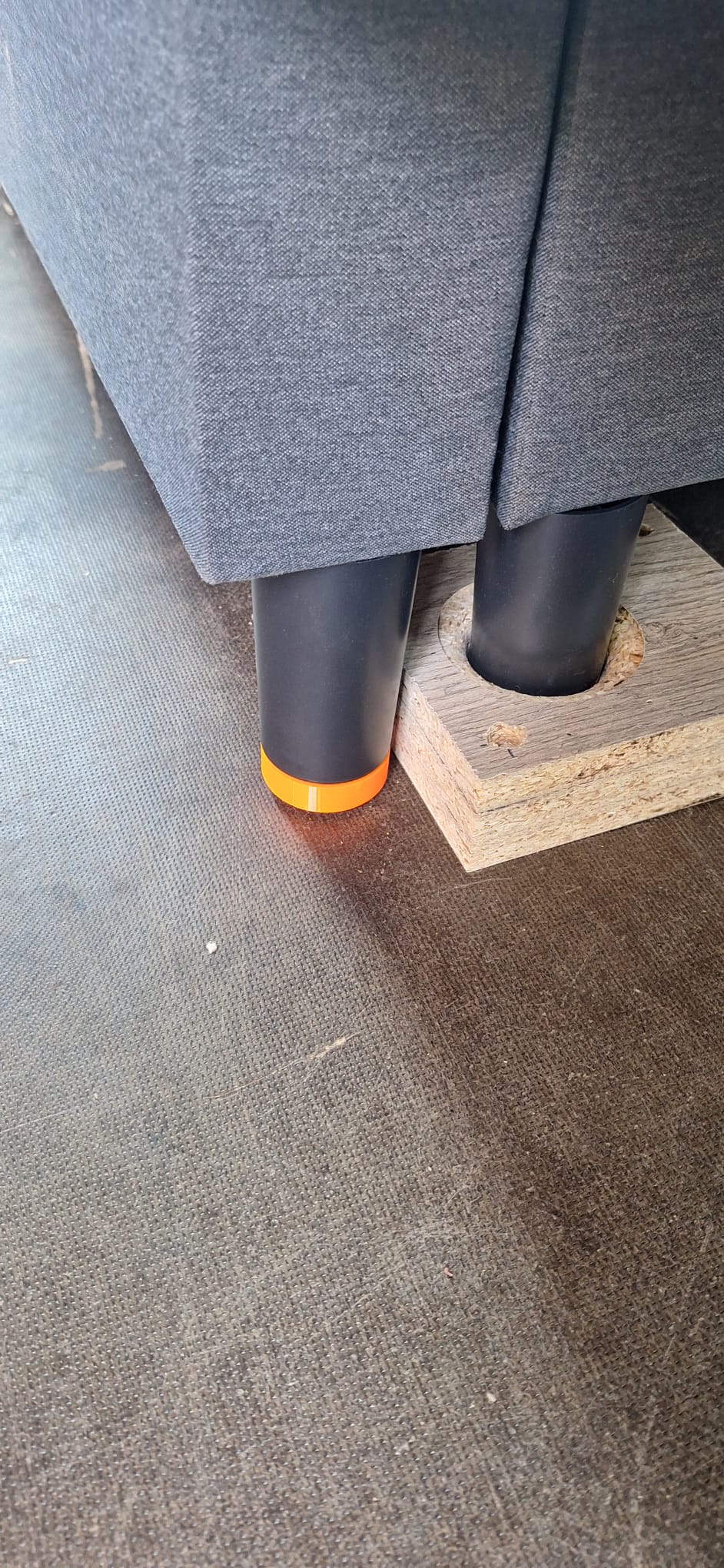 feet risers IKEA ÄLVDALEN sleep couch