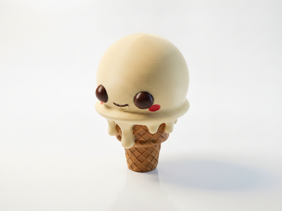 Ice Cream Cone Dessert Food Novelty 3D Printable