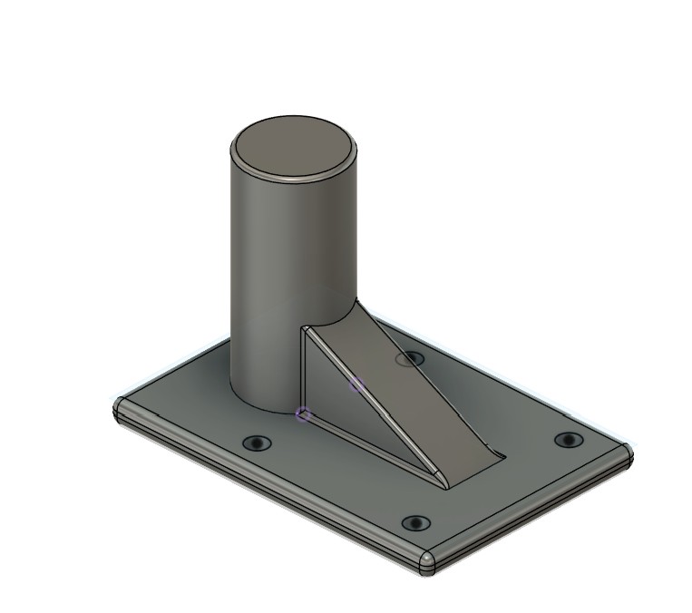 Generic WheelChair Controller Mount — miniatura 3