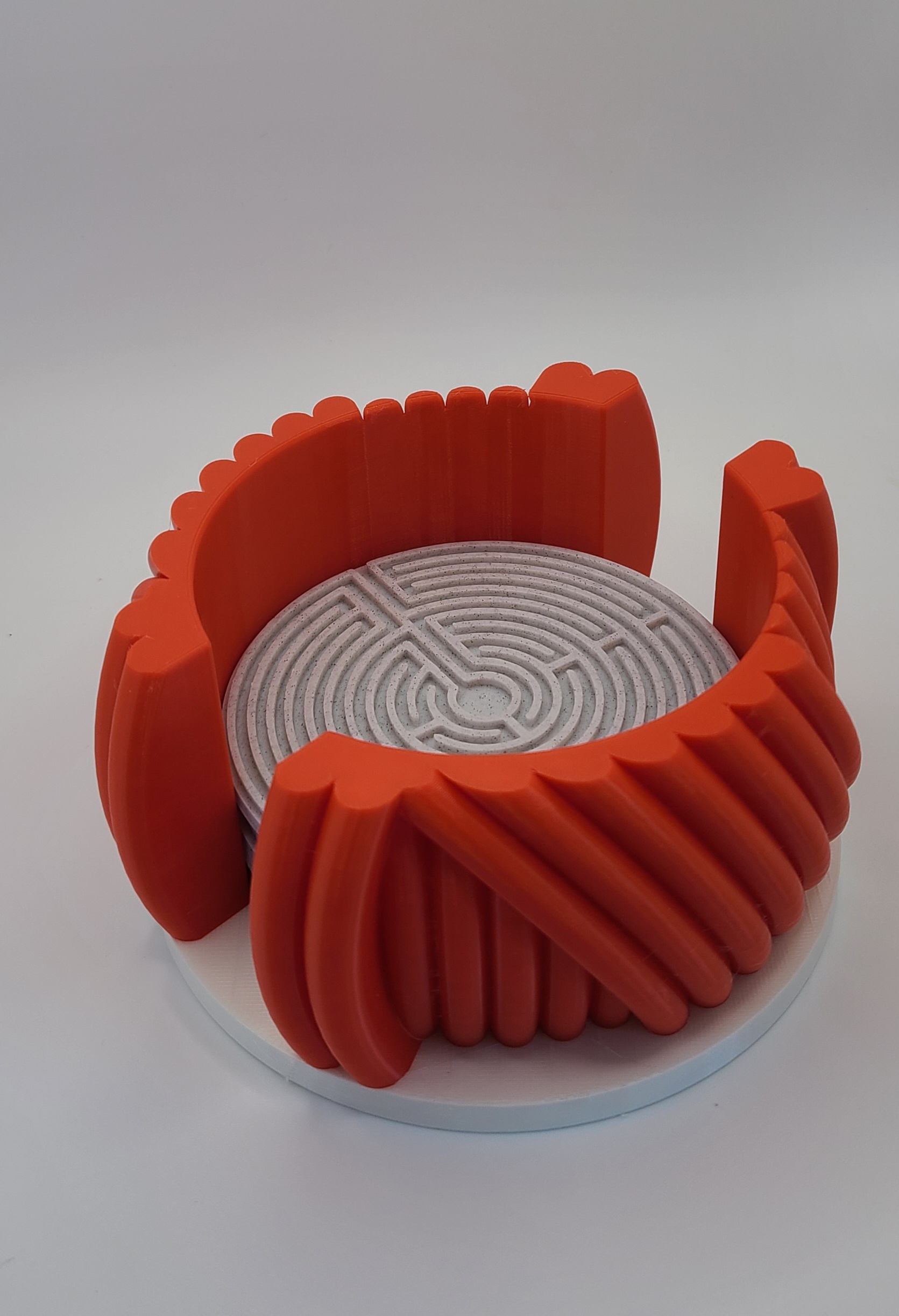 Labyrinth of Knossos Coaster Set