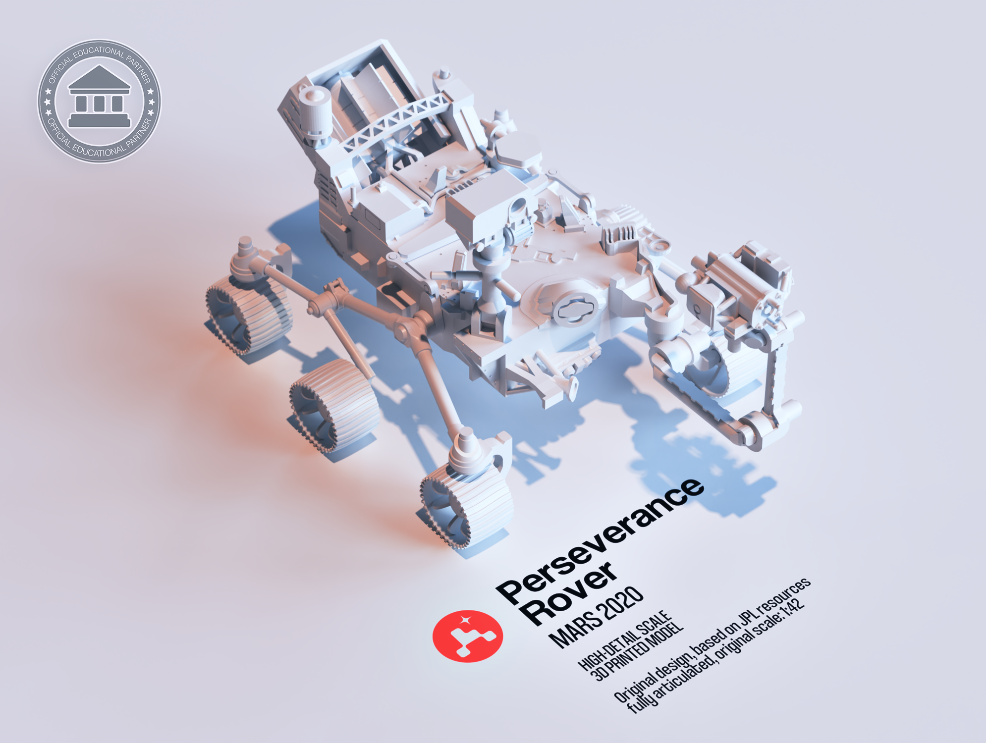Mars Rover: Perseverance (Articulated)