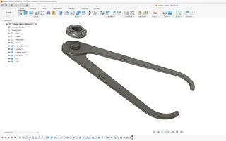 Large cosplay calipers for smaller printers