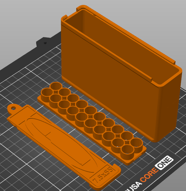 20rd lockable Ammo Box 7.5x55