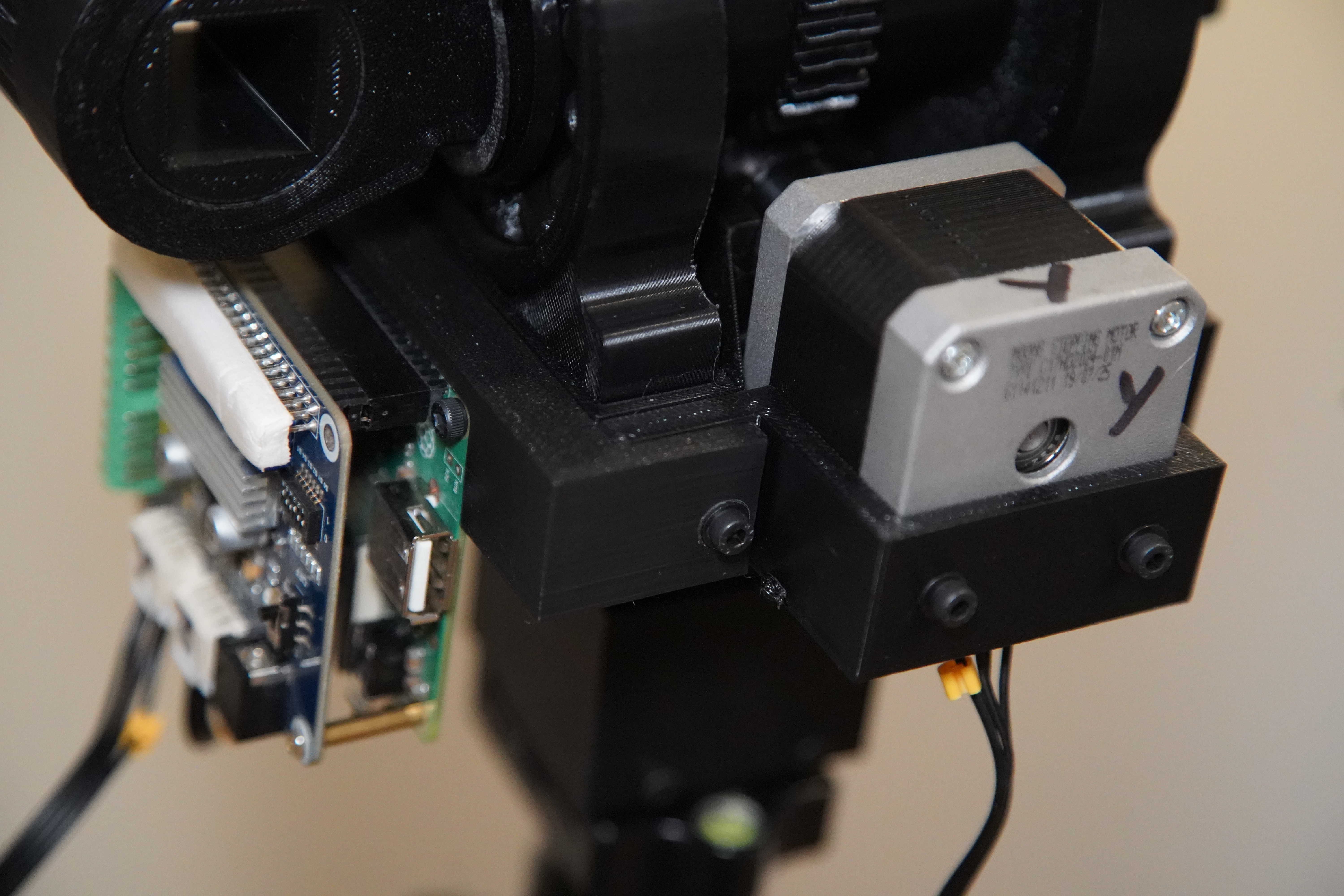 Mounting Adapters - AZEL Rotator - Raspberry PI, Tripod & Servo