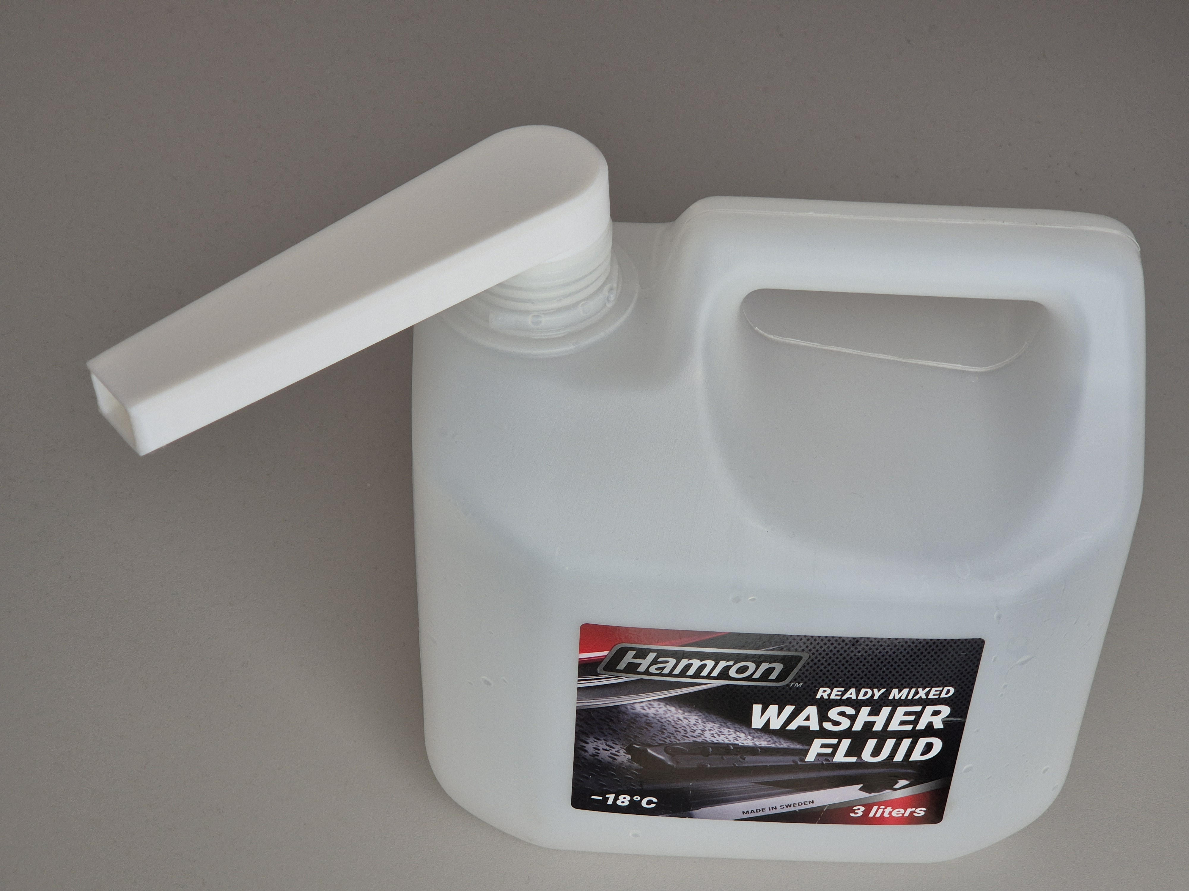 Refill Spout for Car Washer Fluid