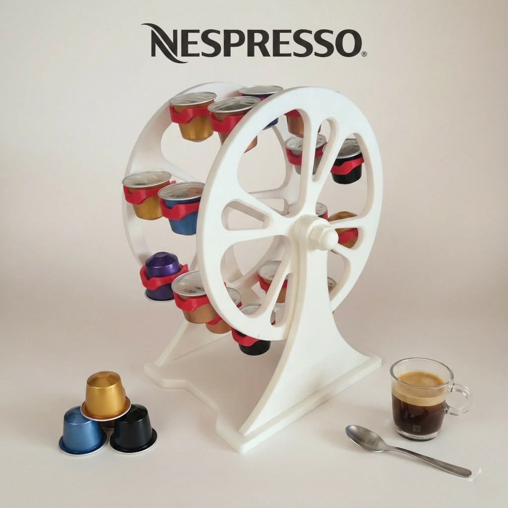 Coffee Capsule Organizer - Ferris Wheel (Nespresso) 16UNI