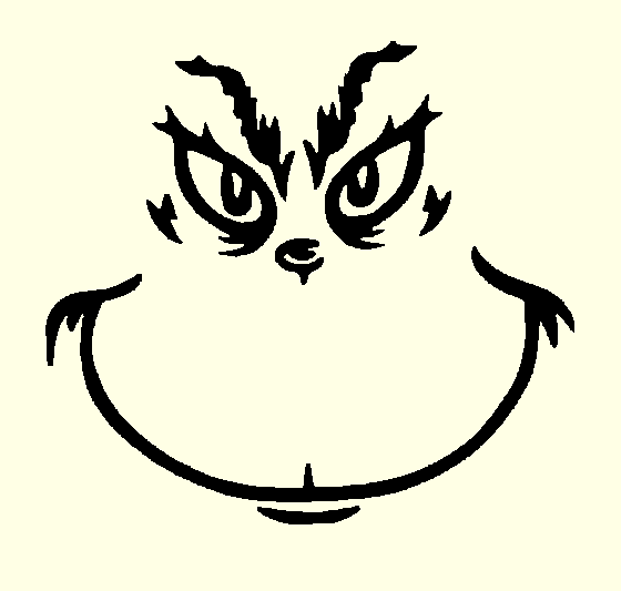 A Grinch Face