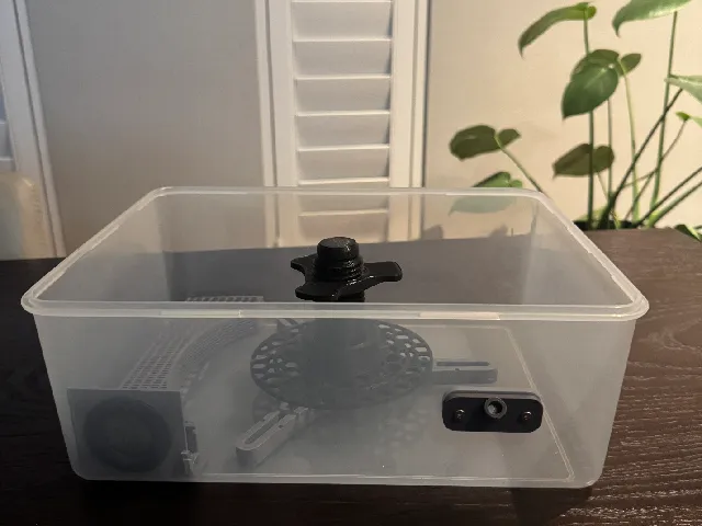 Horizontal Dry Box / Spool Holder With Rewinder
