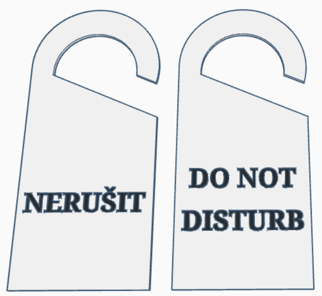 Visačka na dveře 7 (Door Sign 7)