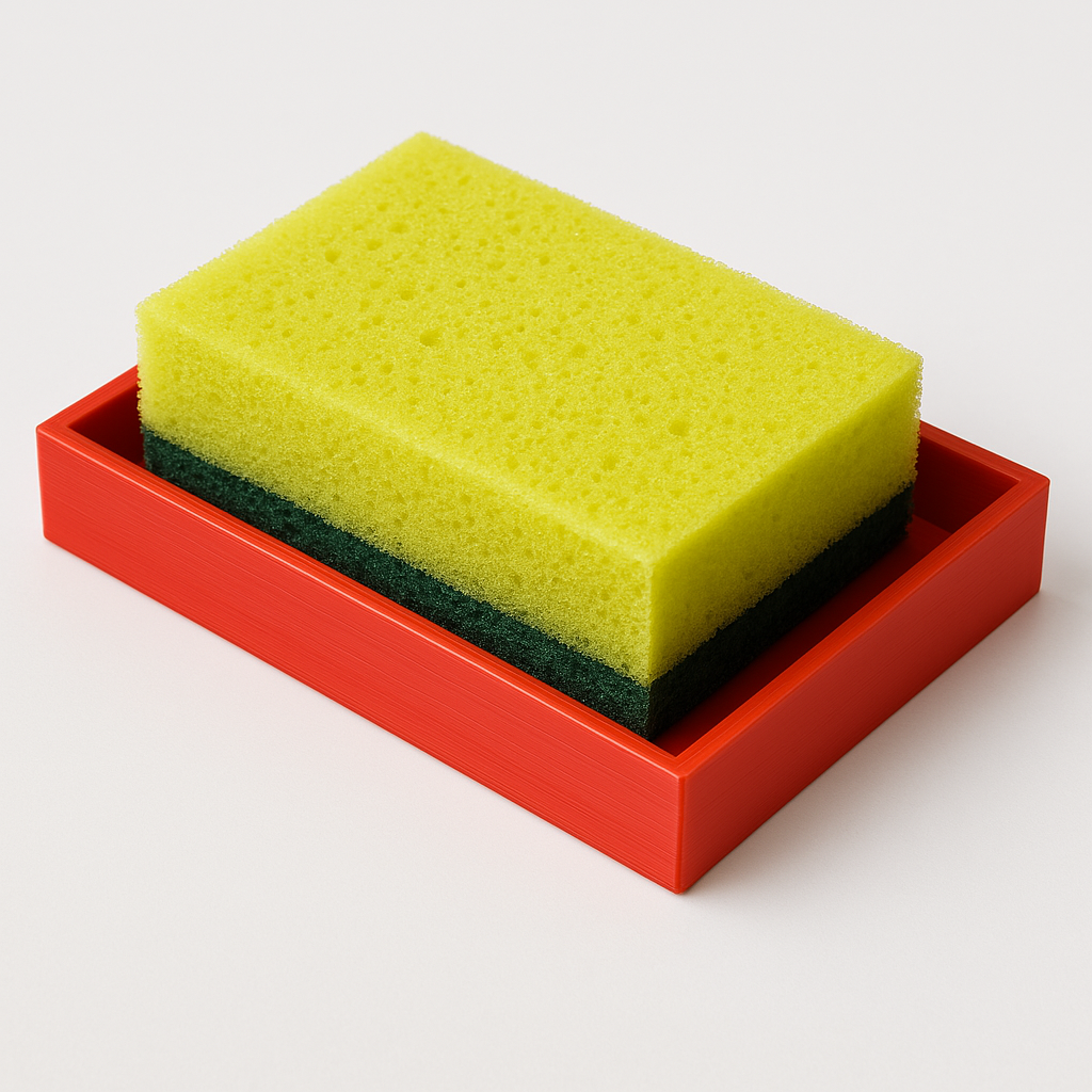 3D-Printed Sponge Holder – Practical and Stylish Design