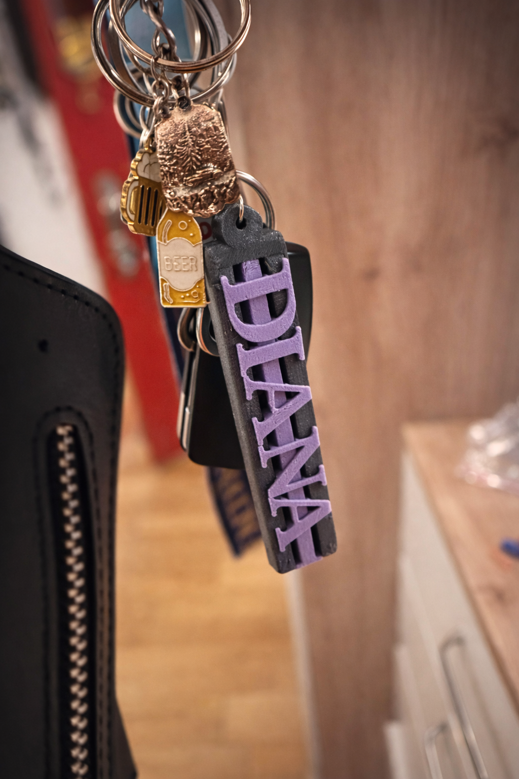 Modular Name Keychain – Fully Customizable Letter System | Easy & Fast Print — miniatura 5