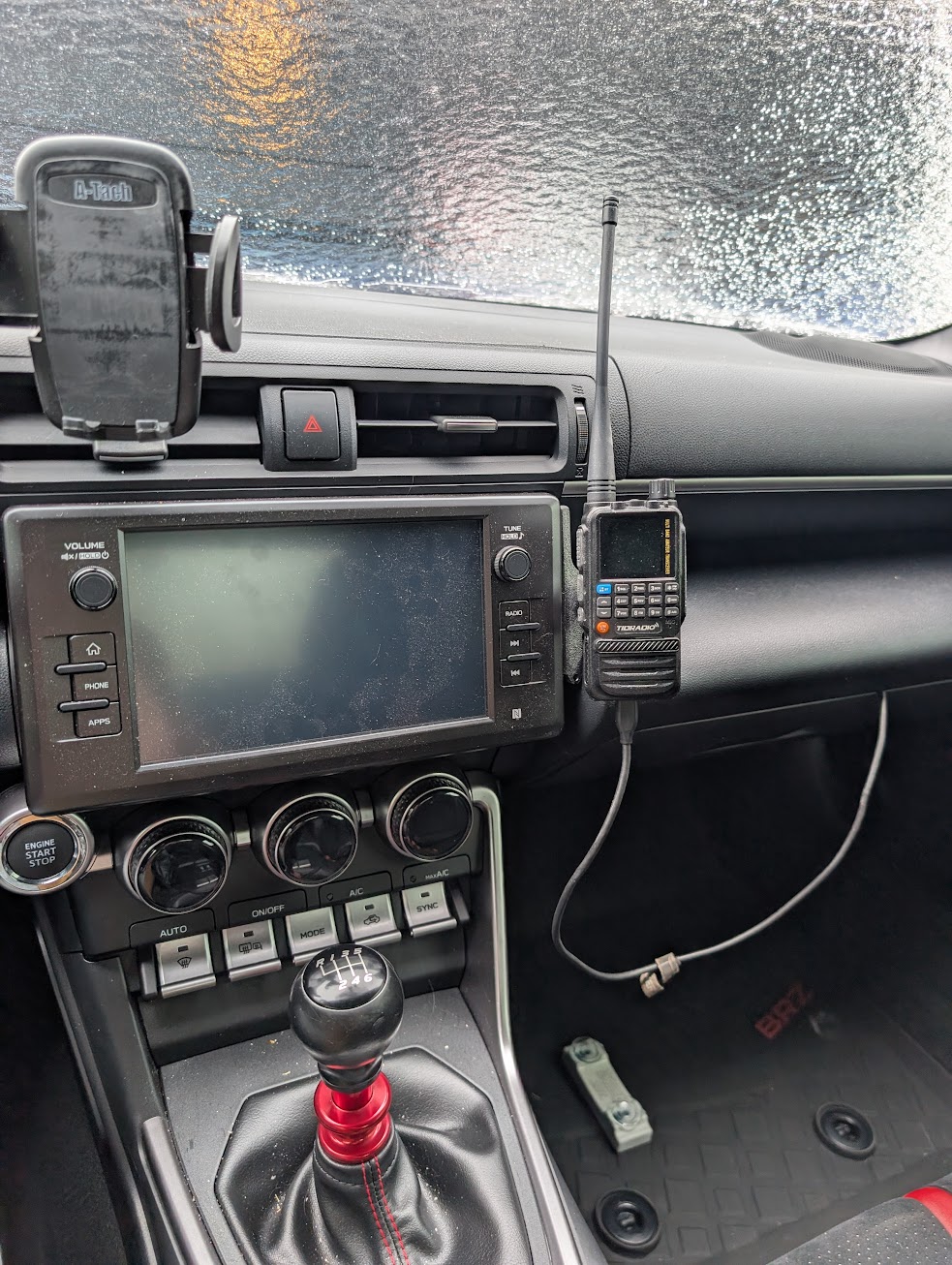 BRZ / GR86 Hard Mount [v2] for Walkie-Talkies + AiM Solo2 / Solo2DL