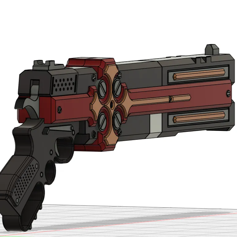Gungrave Cerberus Cosplay Prop – 3D Printed Replica from Anime