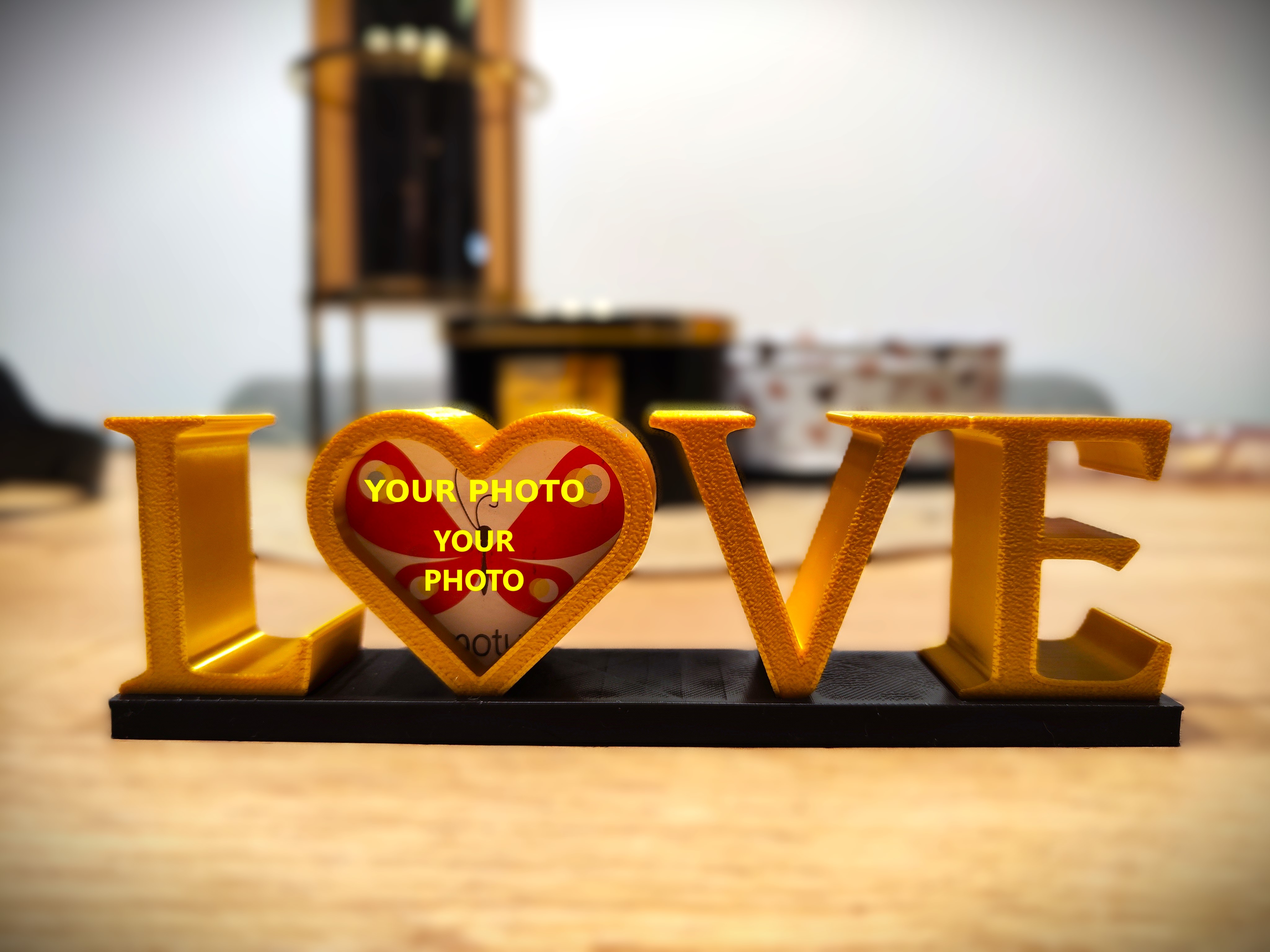 LOVE Sign With a Photo Slot/Holder